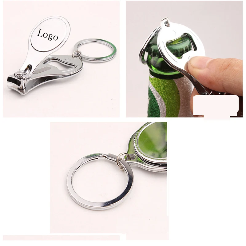 Nail Clipper With Bottle Opener Keychain 1
