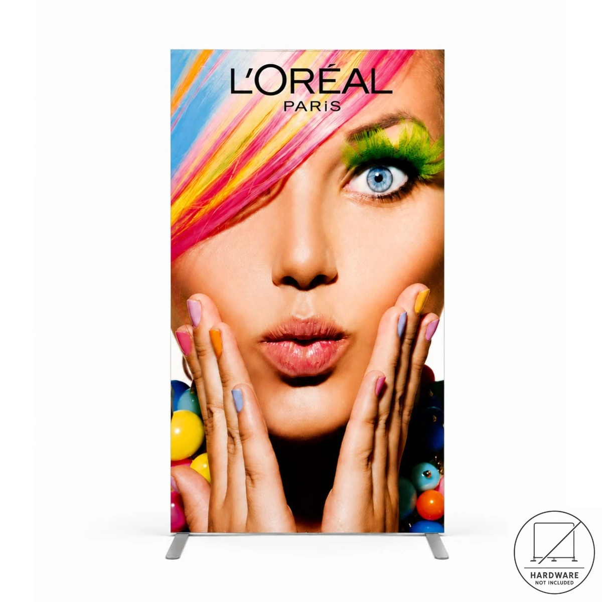 Replacement Graphics One sided for Frontlit SEG Fabric Banner Stand, 40" x 80", NO SETUP CHARGE 1