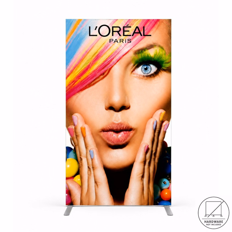 Replacement Graphics One sided for Frontlit SEG Fabric Banner Stand, 40" x 80", NO SETUP CHARGE