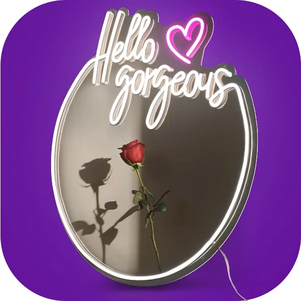 Custom Mirror Neon Signs
