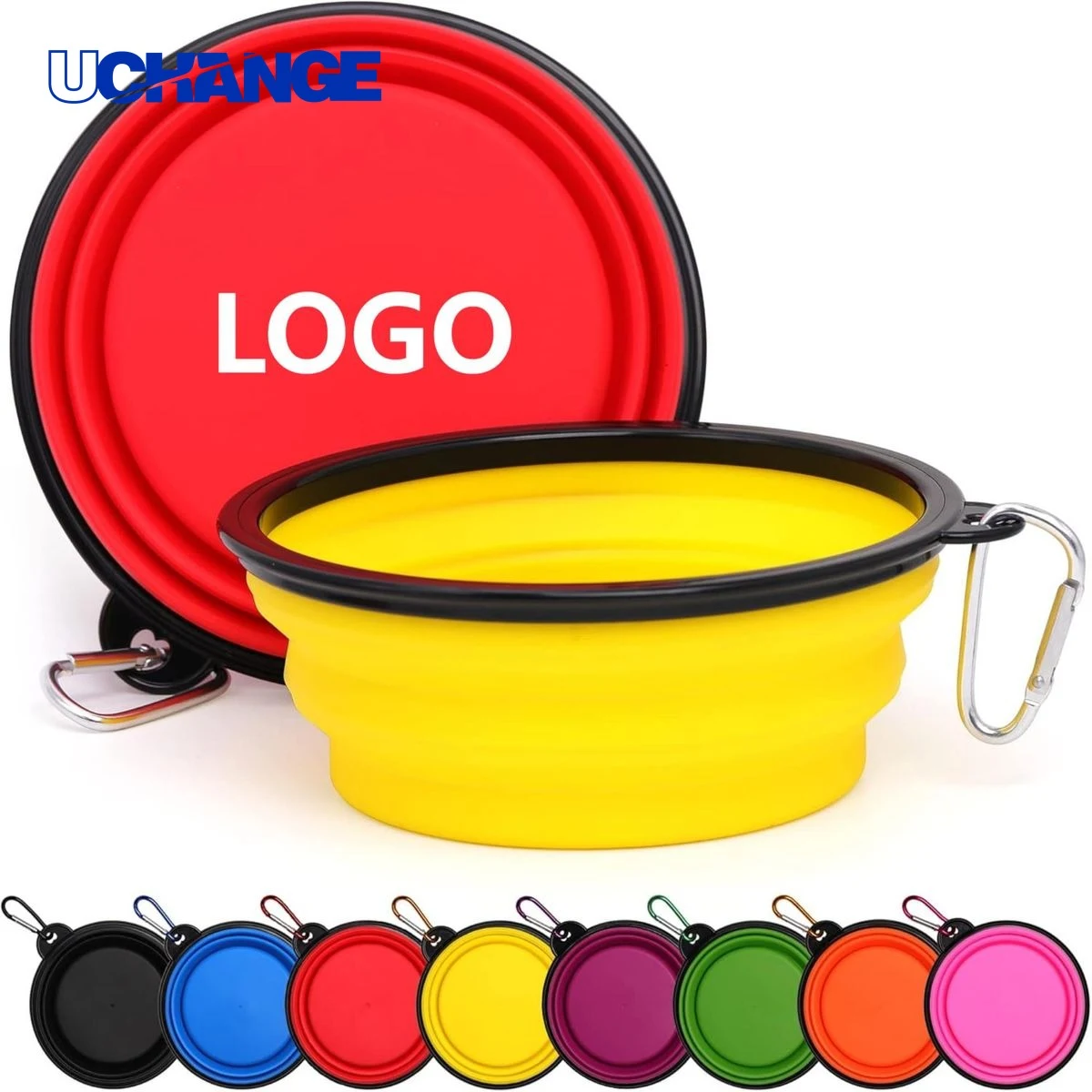 34oz Silicone Folding Pet Bowl 1