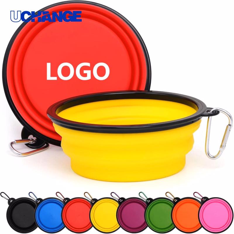34oz Silicone Folding Pet Bowl
