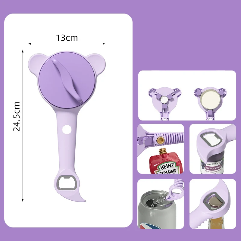 Adjustable 4 in 1 Can Opener 1