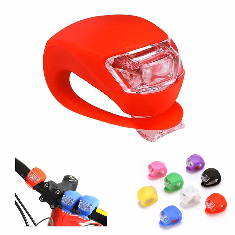 Safety Silicone Bicycle Headlight LED Bike Light