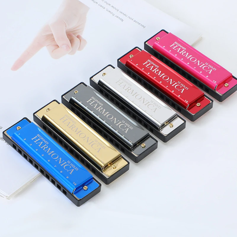 10 Hole Metal Harmonica 1