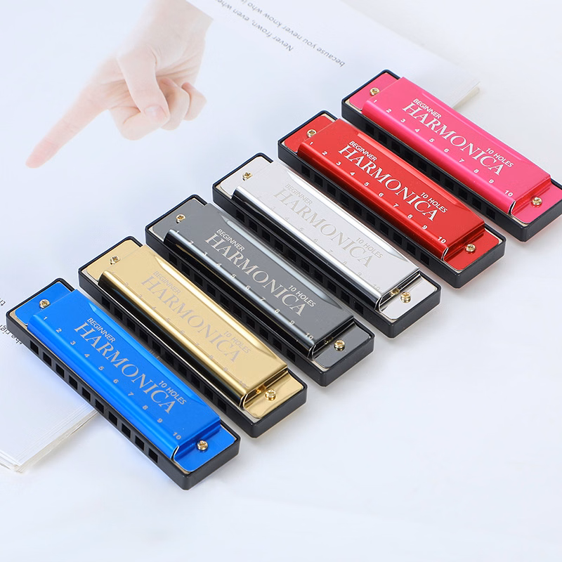10 Hole Metal Harmonica