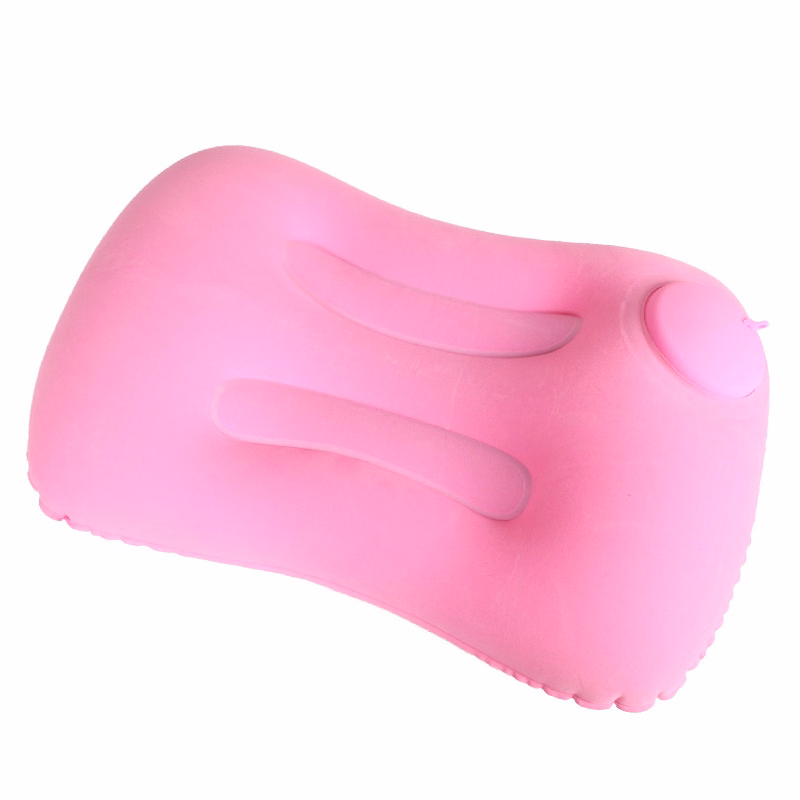 Flocked Inflatable Neck Pillow