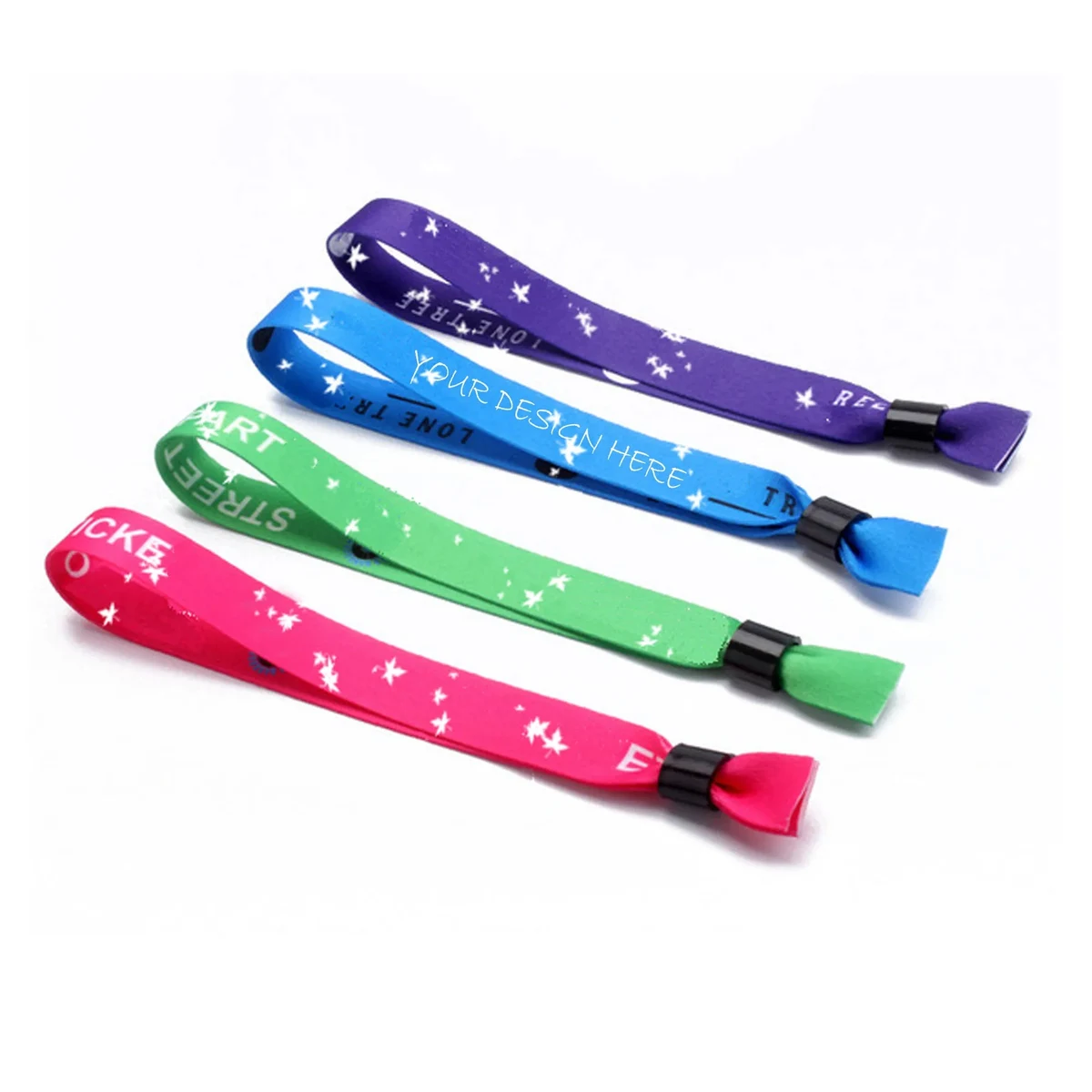 Sublimated Satin Wristband MOQ 200pcs 1