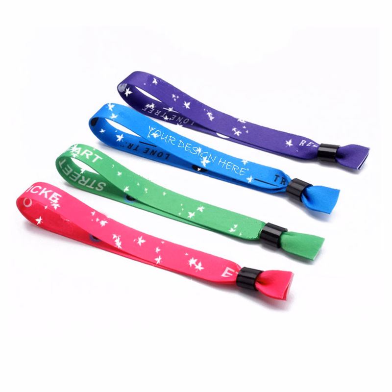 Sublimated Satin Wristband MOQ 200pcs