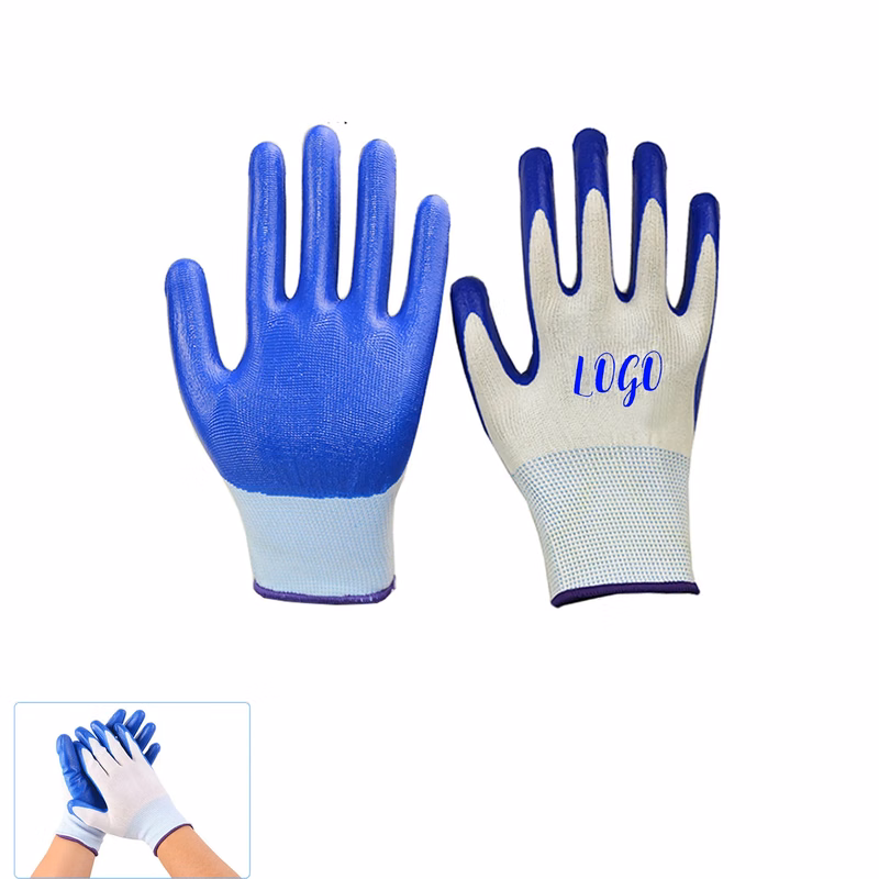 Nitrile Coated Slip Work Gloves