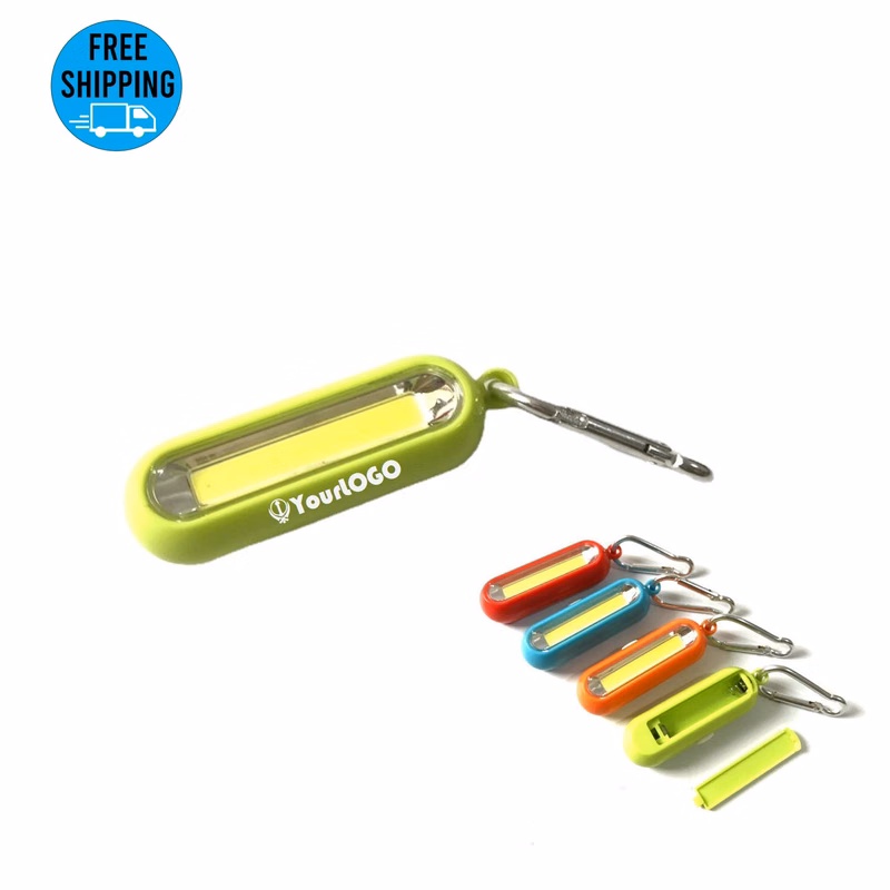 Portable COB Work Light with carabiners