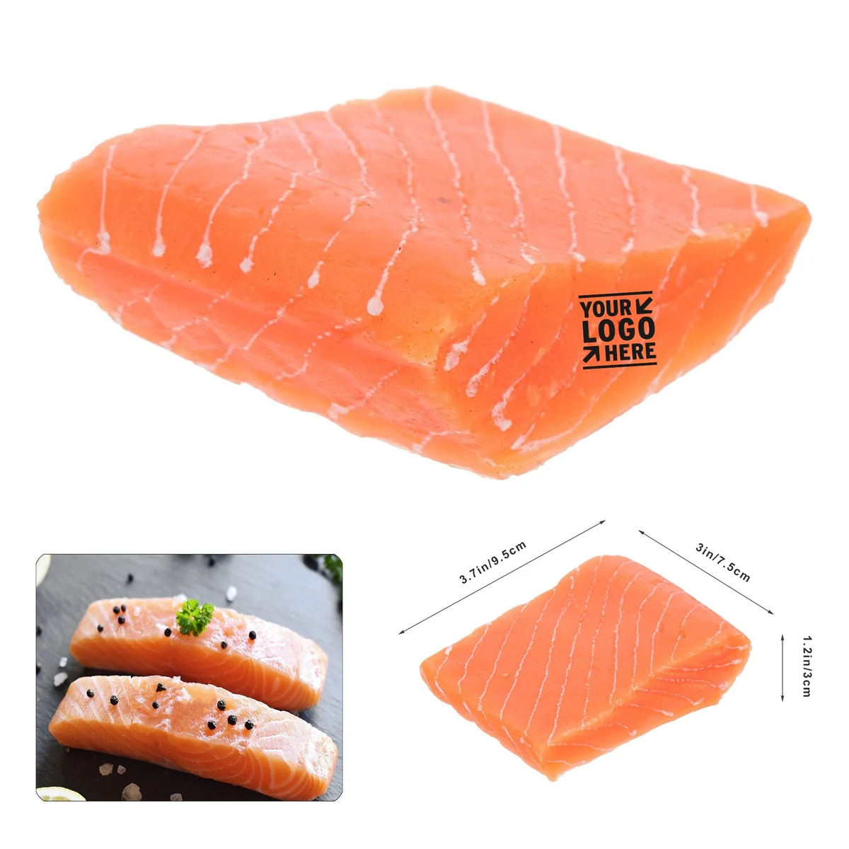 Realistic Fake Salmon Model 1