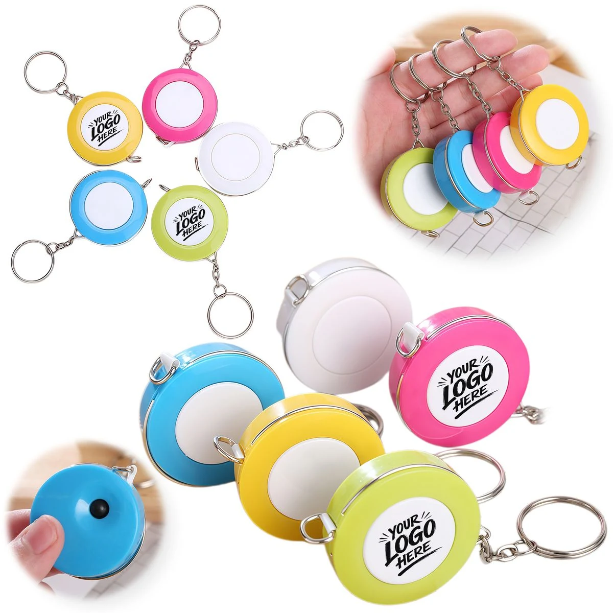 Retractable Soft Tape Measure Keychain 1