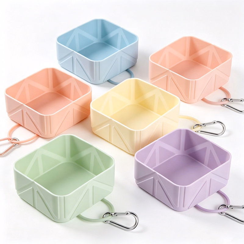 Collapsible Square Pet Bowl