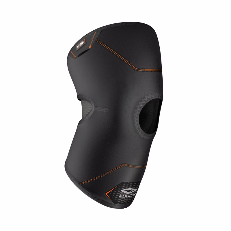 Knee Slv/Open Patella Blk