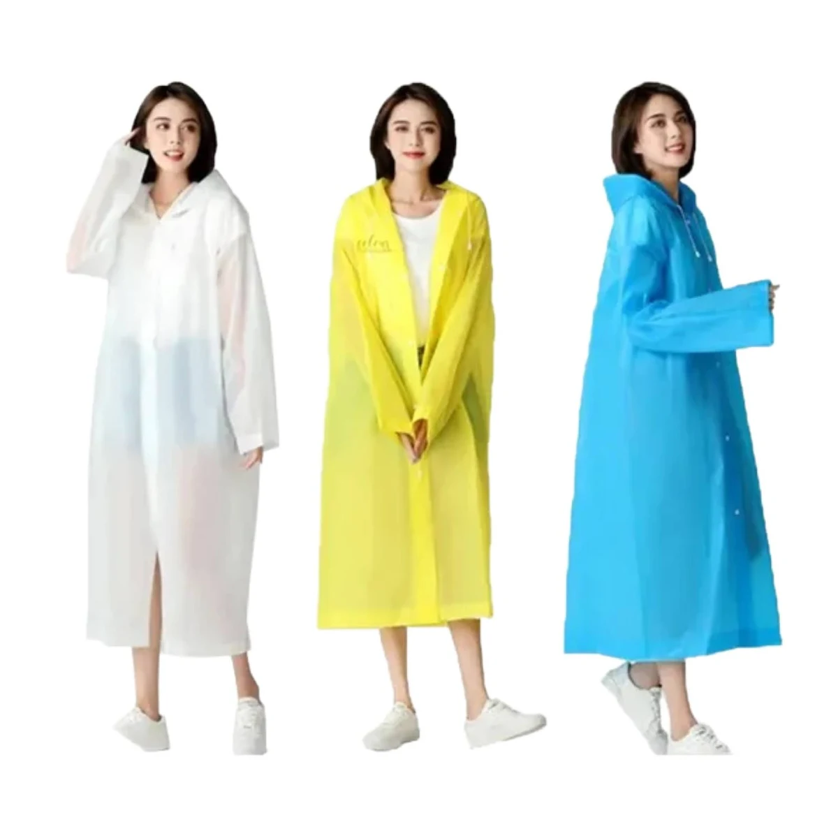 Reusable Raincoat with Hood 1