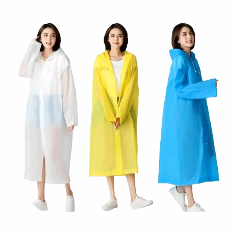 Reusable Raincoat with Hood