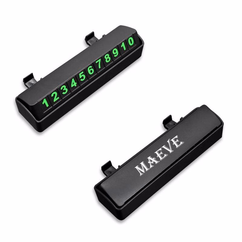 Luminous Car Temporary Parking Card