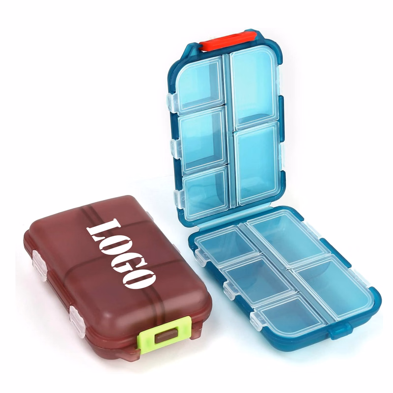 MOQ 50pcs Travel Pill Organizer Box