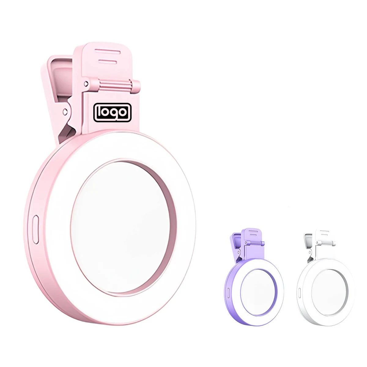 Clip-On Selfie Ring Light with Mirror 1