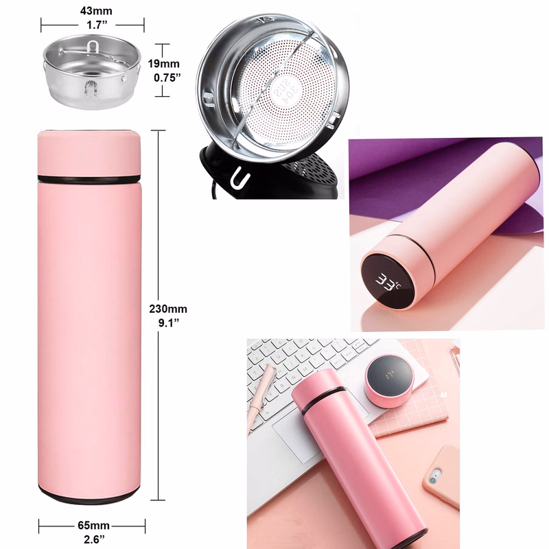 17oz Temperature Display Insulated Cup