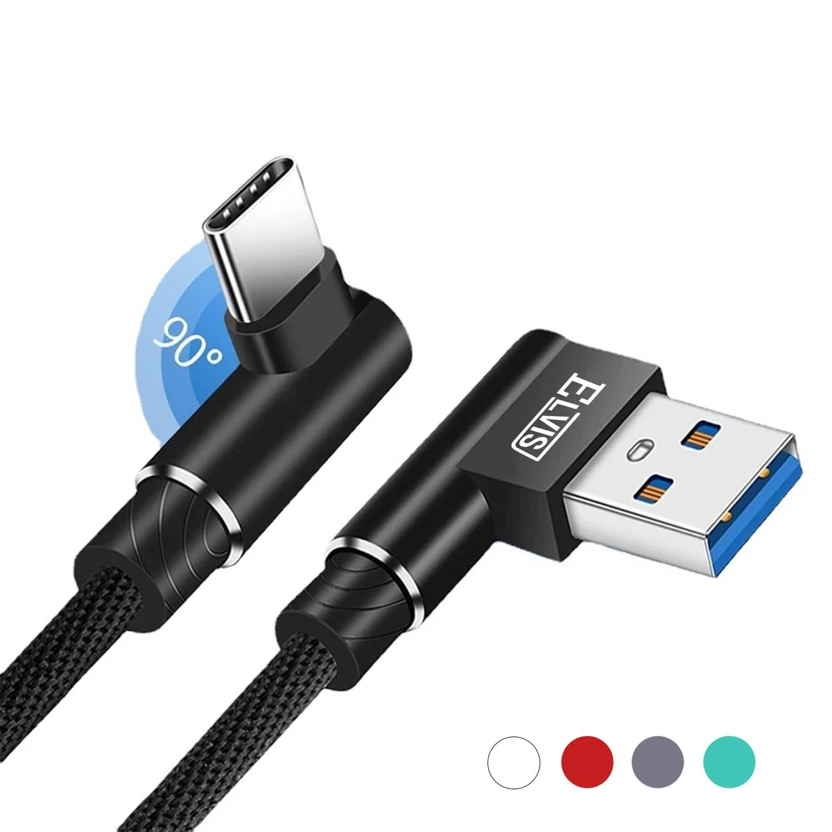 90 Degree Elbow Fast Charging Cable 1