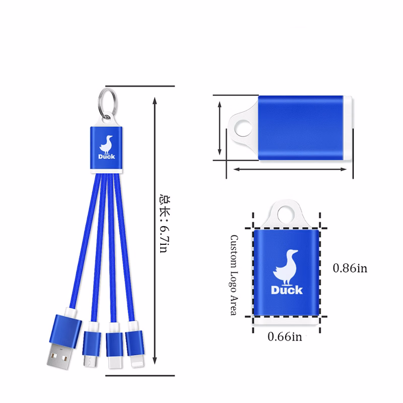 Keychain Charger Cable