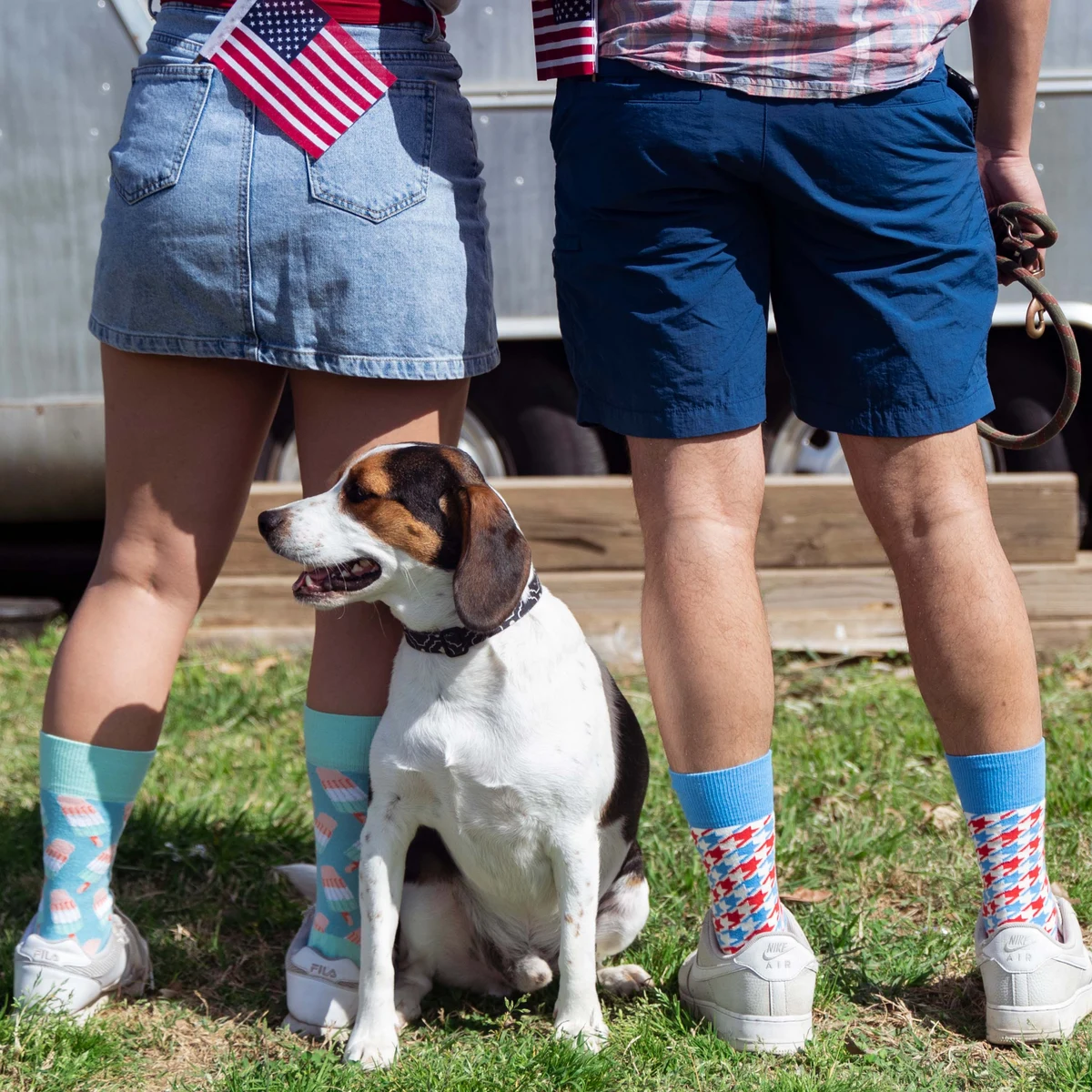 Patterned USA Socks - Patriotic Patterns for American Pride - American Made 1
