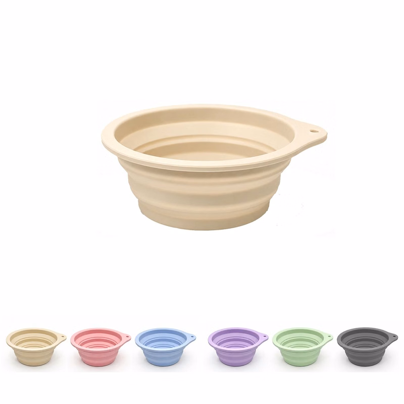 Portable Silicone Collapsible Dog Bowl