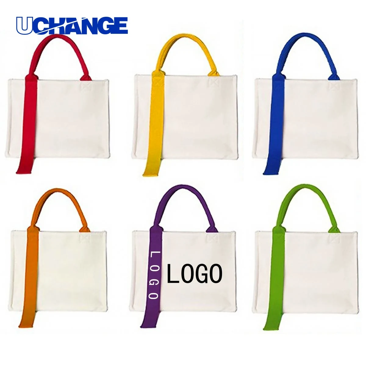 Three-Dimensional Streamer Canvas Tote Bag, custom tote bag with logo imprint 1