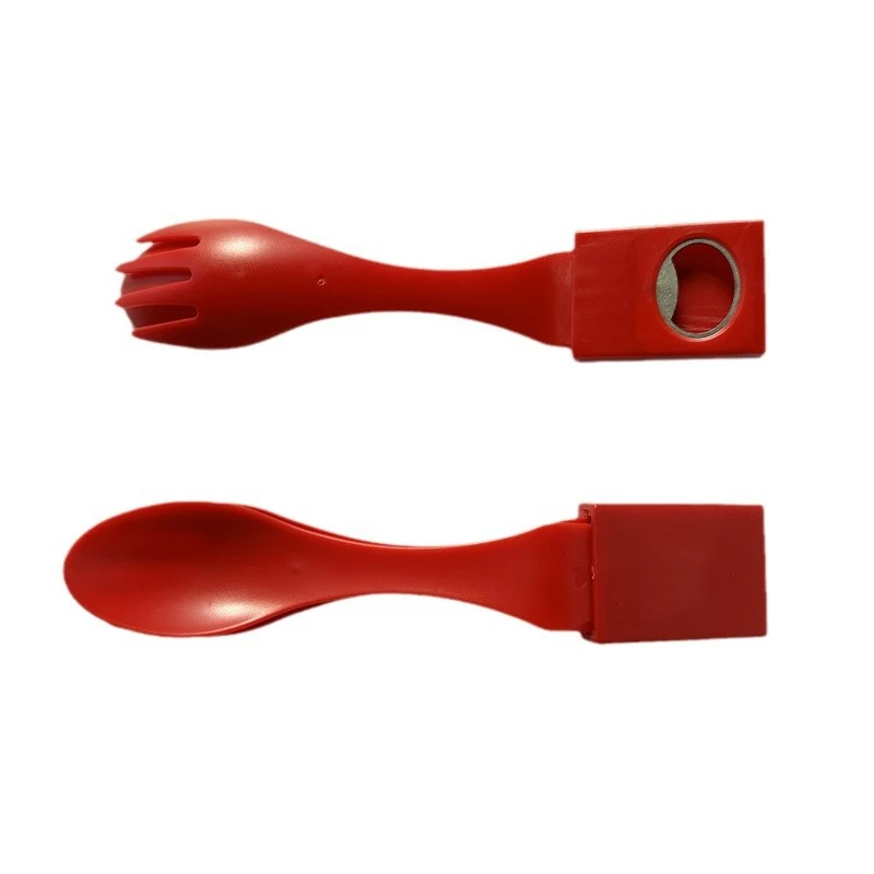 Plastic Knife and Fork with Bottle Opener 1