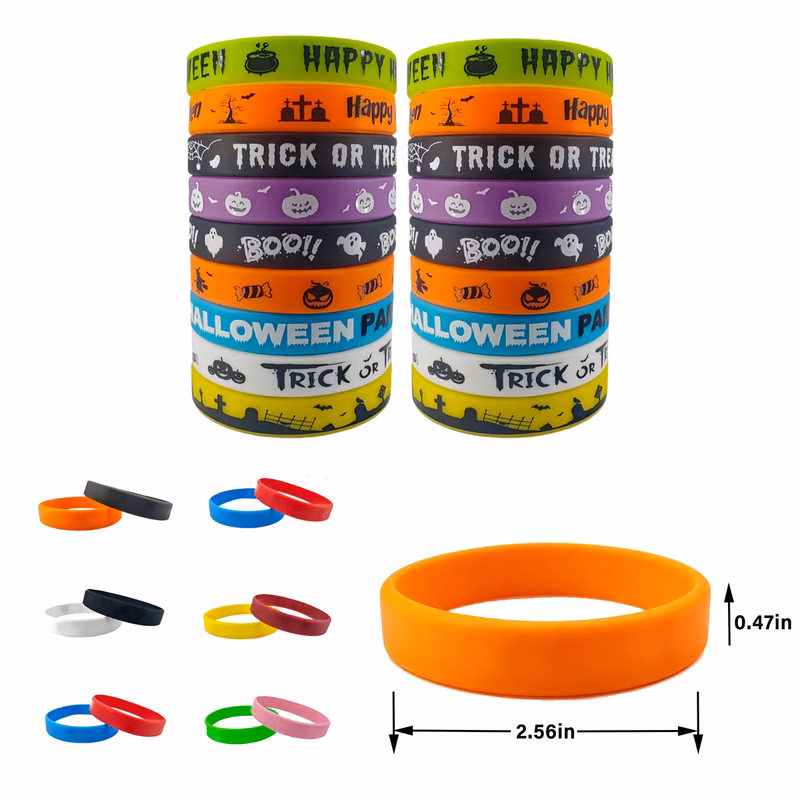 Custom Silicone Halloween Wristbands