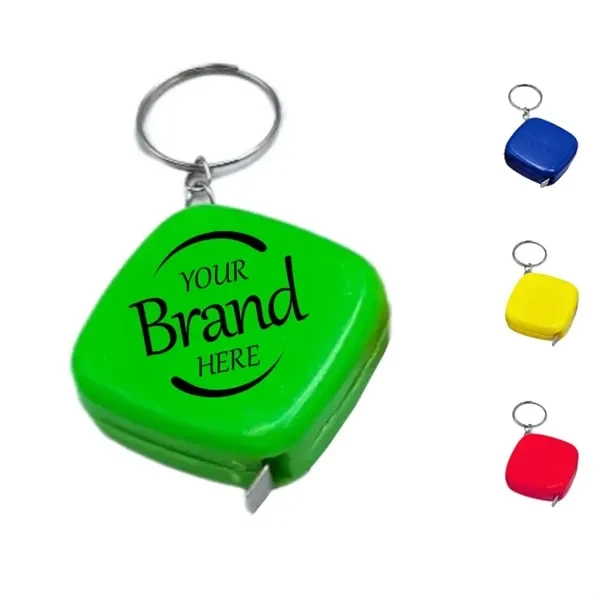 Custom Mini ABS Measuring Tape Keychain — Compact Everyday Tool Giveaway 1