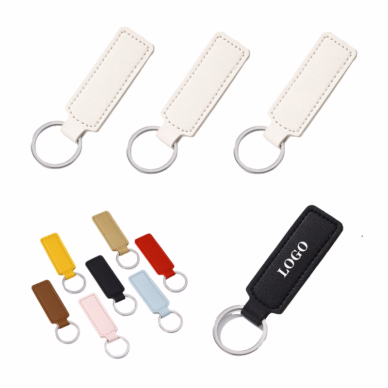 Premium Leather Car Keychain
