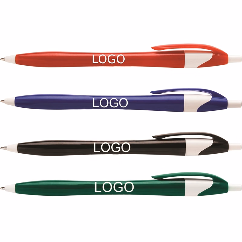 PROMOTIONAL PLASTIC RETRACTABLE BALLPOINT PEN