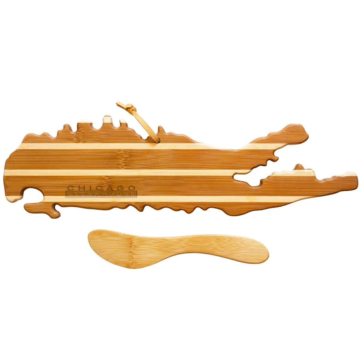 Long Island Charcuterie Board with Spreader Knife Gift Set 1