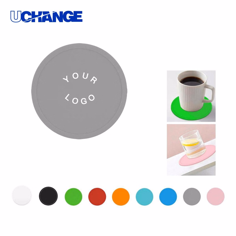 Silicone Drink Coasters Round Heat Resistant Design