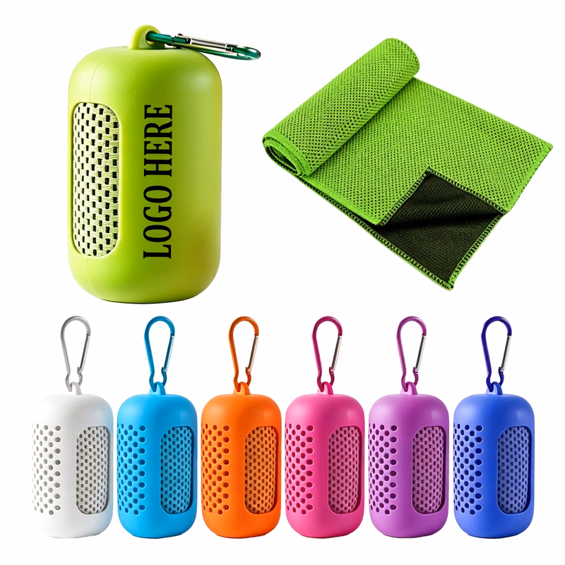 Mini Cooling Towel Silica Gel Set Cold Towel Quick Drying