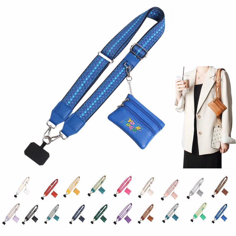 Adjustable Phone Crossbody Strap With Wallet