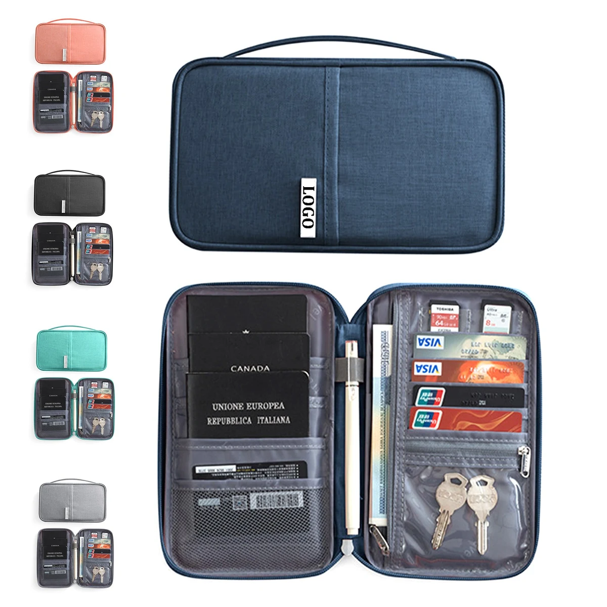 Portable Home Travel Safe Storage Wallet 1
