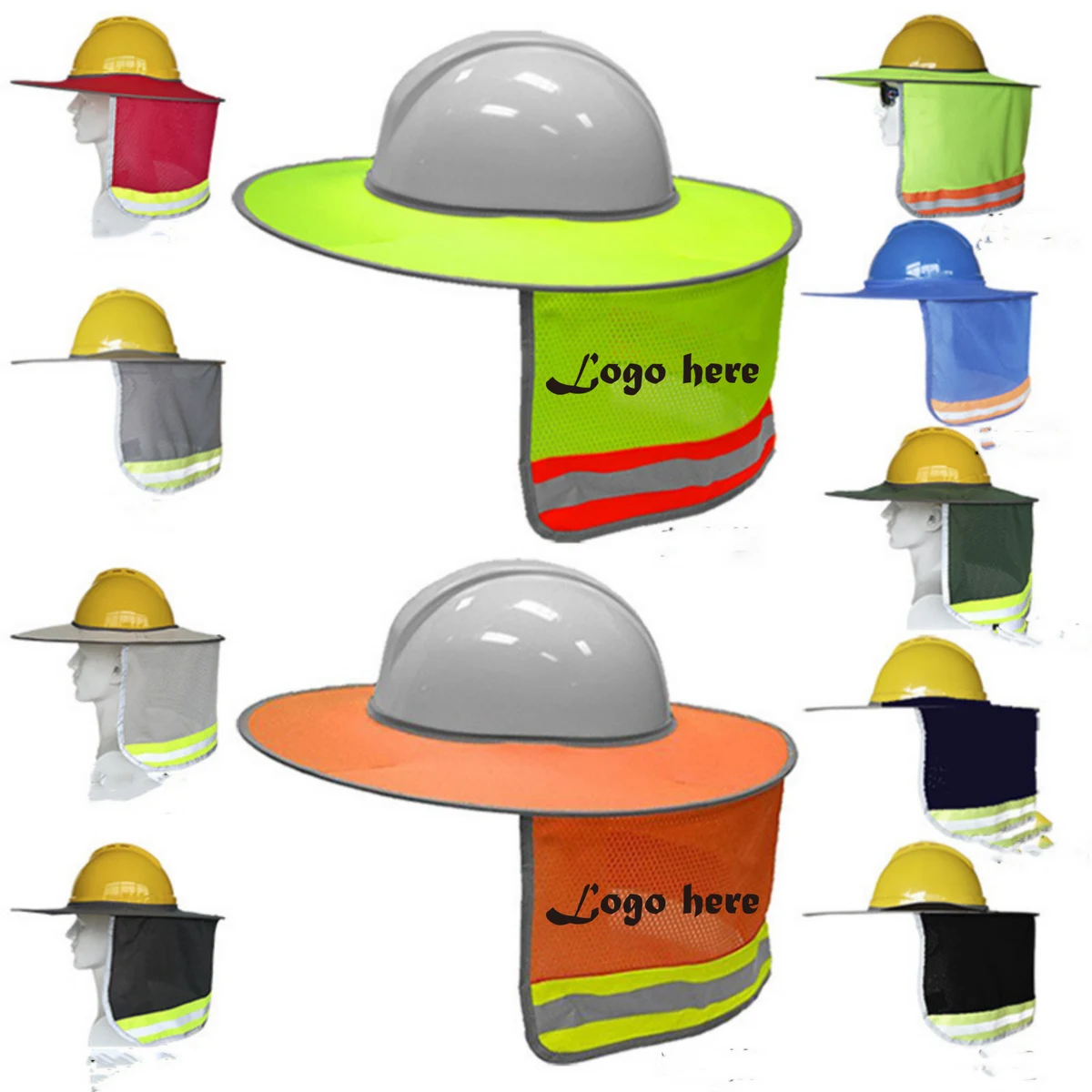 Ventilated Reflective Construction Helmet 1