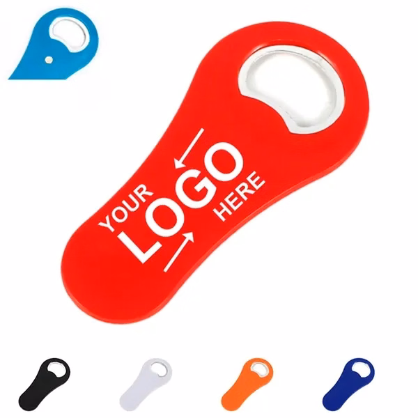 Custom Plastic Magnetic Bottle Opener 4.13 inch — Refrigerator Barware Accessory