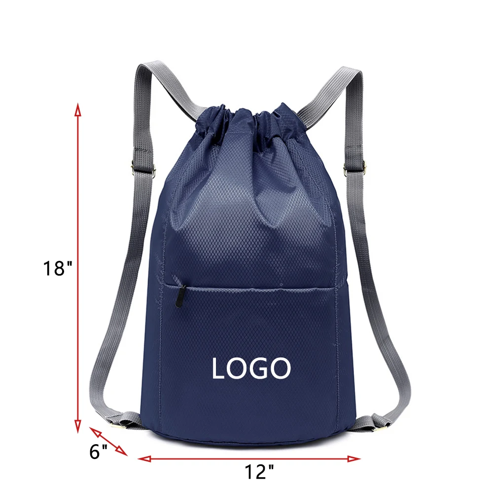 A waterproof nylon lightweight and large-capacity backpack with a drawstring closure 1