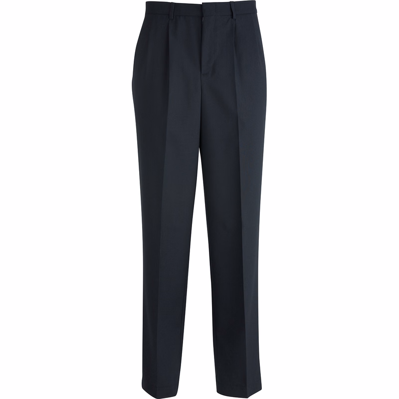 Signature Mens Ez Fit Pleated Dress Pant