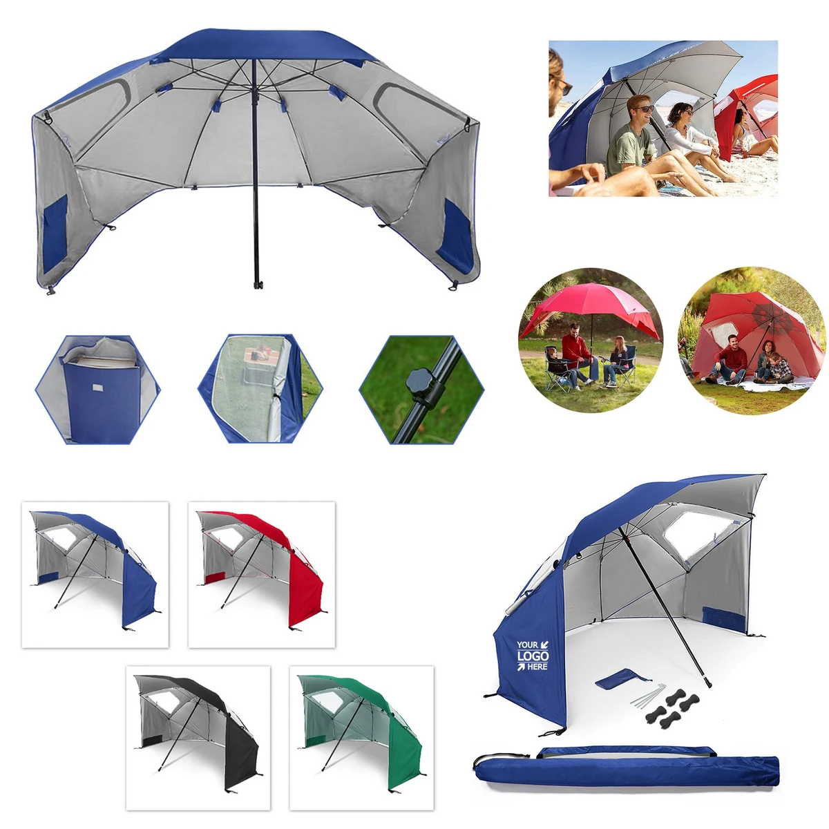 Portable Umbrella Tent 1