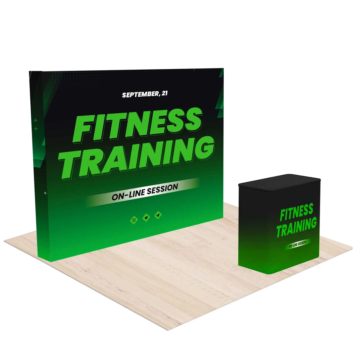 10FT Pop Up Trade Show Display Kit 1