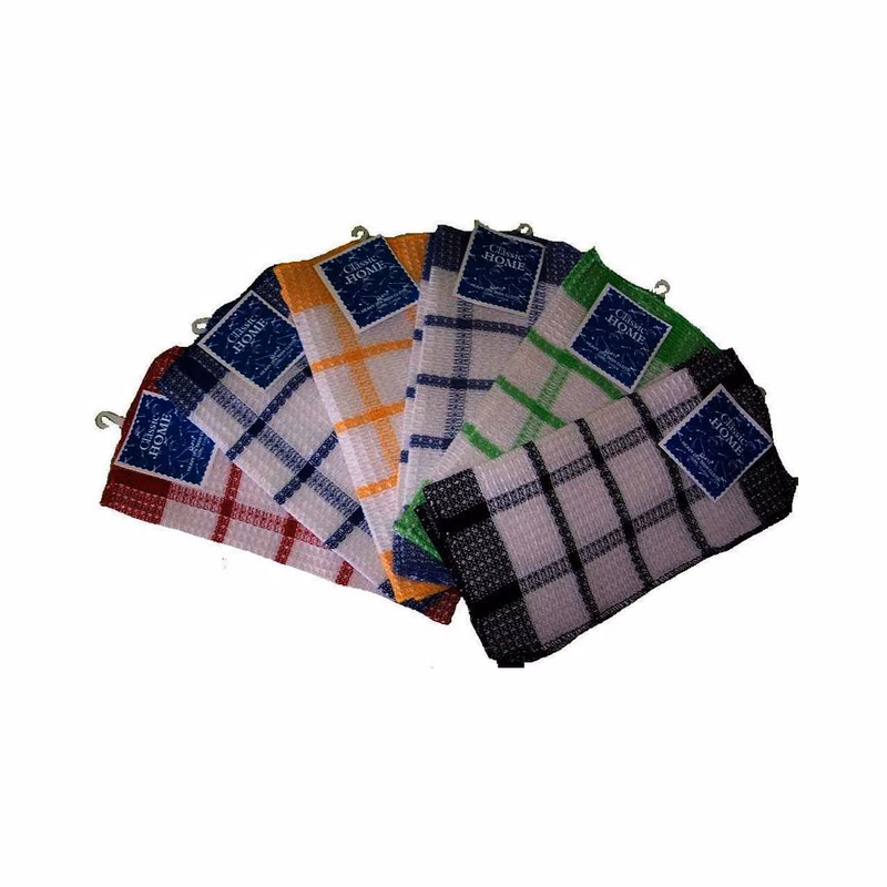 Waffle Weave Dishcloths - Assorted 13" x 13"