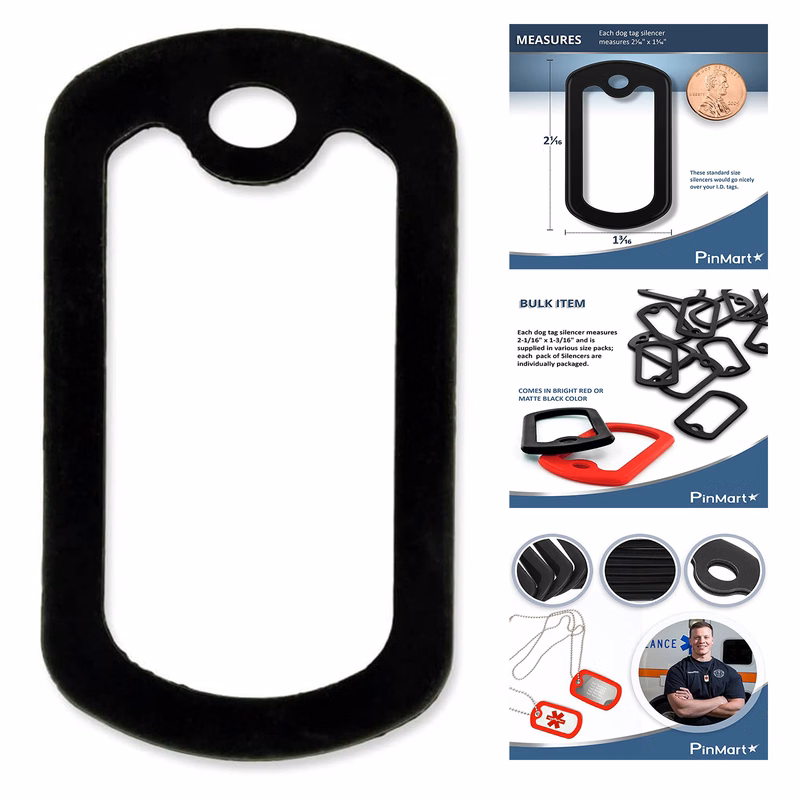 Military Dog Tag Silencer