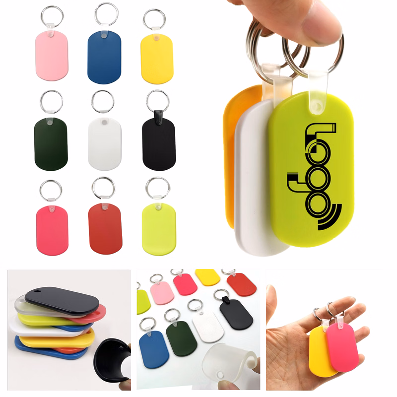 Lightweight PVC Name Tags for Pets and Keys