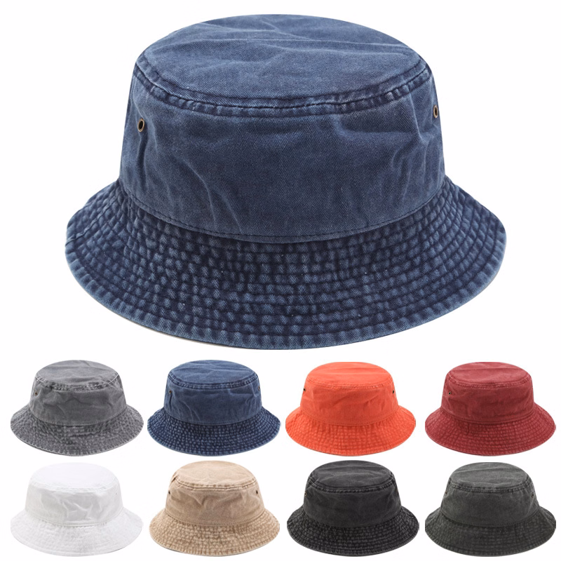 Vintage Denim Sun Hat